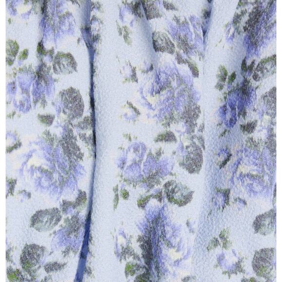 LoveShackFancy Simpson cropped floral print crepe top M - Picture 3 of 9